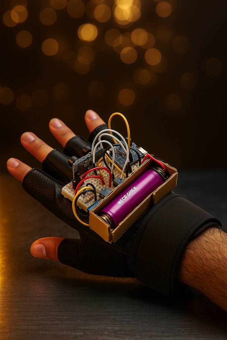 ساخت دستکش هوشمند برای نابینایان