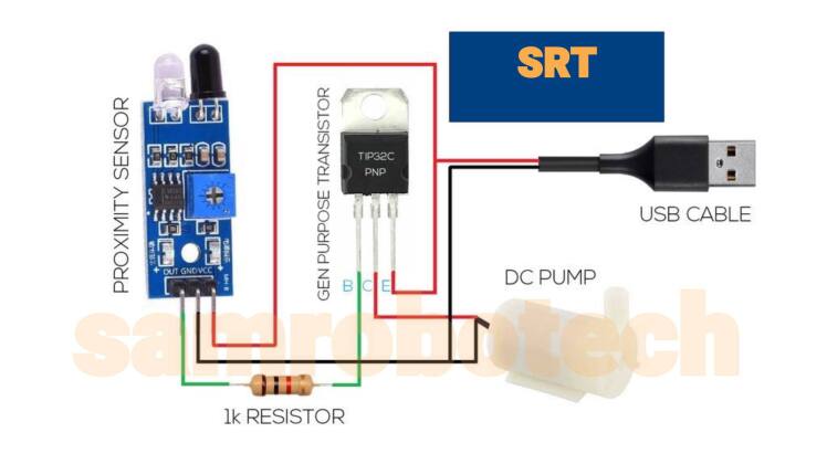 آموزش ساخت شیر آب لمسی (بدون کدنویسی )
